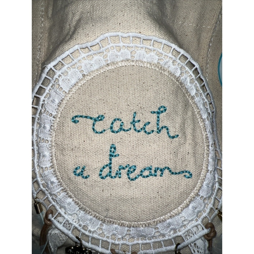 Altar'd State Catch a Dream Dreamcatcher & Feather Boho‎ Canvas Tote Bag NWT - Picture 2 of 9